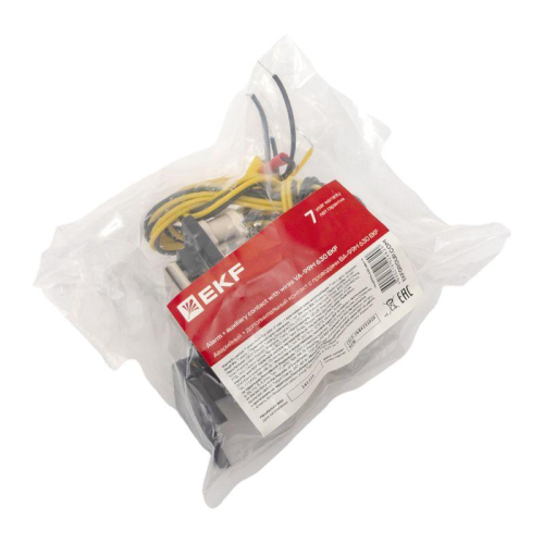 Контакт дополнительный + аварийный ВА-99М 630 с проводами EKF mccb99m-630-alax-w