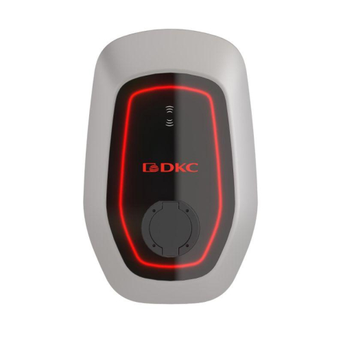 Станция зарядная переменного тока (AC) - EOS Зарядка (EOS Charge) 7.4кВт T2S - RFID - WiFi - LAN - Power Meter DKC EC7SMETS