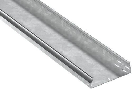 Лоток листовой неперфорир. 50х200 L2500 сталь 2.0мм HDZ ESCA 7 IEK CLN10-050-200-200-D25-HDZ