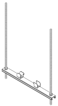Узел крепления гориз. 4000А Cu IEK LB-4000C4-35-F-HS