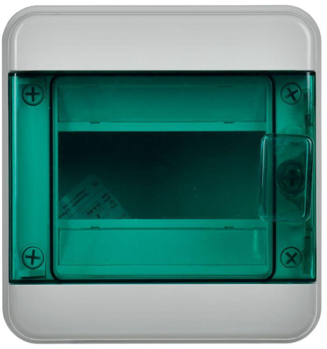 Корпус КМПн-6 TEKFOR IP65 зел. прозр. дверь пластик. IEK TF5-KP72-N-06-65-K03-K06