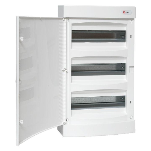 Щит распределительный навесной Unix 3х12мод. IP41 бел. дверь PROxima EKF ux-3x12-nw