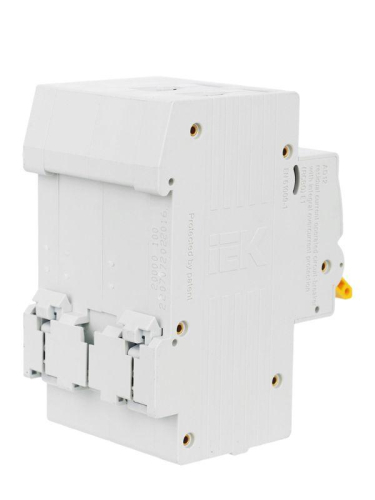 Выключатель автоматический дифференциального тока 2п C 16А 100мА тип AC 4.5кА АД-12 KARAT IEK MAD10-2-016-C-100
