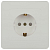 Розетка 1-м СП Style 7-206-01 16А 250В IP20 2P+E Schuko с заземл. защ. шторки бел. Intro Б0060623
