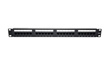 Патч-панель 19дюйм 1U кат.6 неэкранир. 24 порта RJ-45 Dual IDC TOKOV ELECTRIC TKE-PP-6-1U-24P-UTP